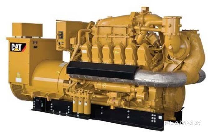 Motore a gas Caterpillar 3516 usato, 2004, 1 MW, containerizzato