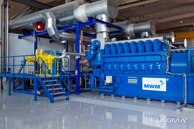 Б/У газовый двигатель MWM TCG 2020 V20, 2000 Квт, 2012 г. в.