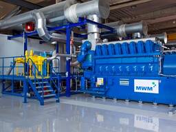 Centrale elettrica a pistoni a gas SUMAB (MWM) 1200 kW
