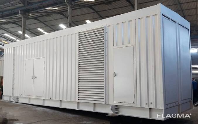 Generatore Diesel usato Caterpillar 3516, 1,8 MW, 2006, 12.000 ore. contenitore