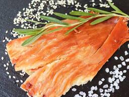 Кальмар филе резанный в арахисовом масле солено сушенный