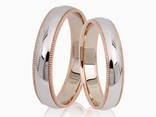 Обручальные кольца с комбинированными цветами золота - фото 5