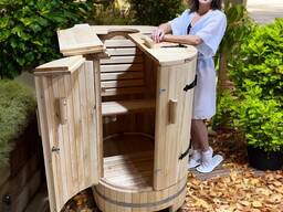Mini sauna, sauna fitobotte, sauna domestica, mini bagno turco, sauna per 1 persona