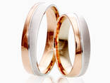 Обручальные кольца с комбинированными цветами золота - фото 2