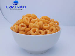 Orange flavored corn rings