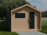 Sauna da esterno "Northern" — Modello B 4/2K (isolata) 2,96 × 2,40 m Prezzo promozionale –30% - photo 1