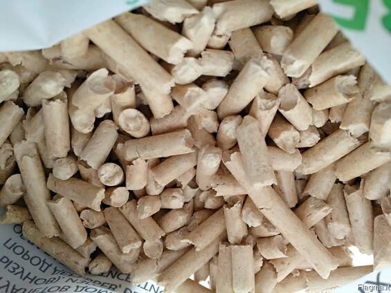 We sell wood pellets