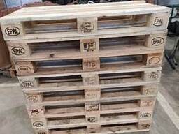 Competitive Price 1200 X 800mm EPAL Wooden Euro Standard Pallet Compressed Wood Pallet